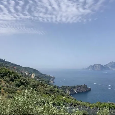 Villa Annunziata Con Piscina Panoramica Vista Mare Massa Lubrense