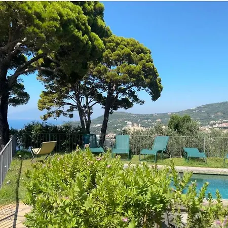 Annunziata Con Piscina Panoramica Vista Mare Villa Massa Lubrense